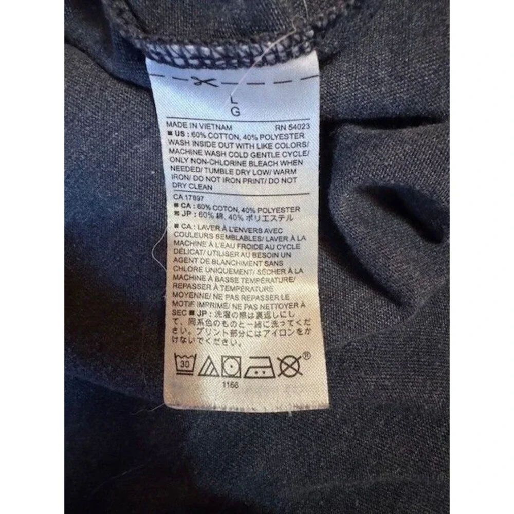 Banana Republic Elephant Logo Grey Tshirt Large Tee Shirt‎ Soft